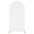 Arch Backdrop Stand Cover 3.28x6.56FT White Spandex Fitted Wedding Arch Cover Elastic Double-Sided Background Covering for Birthday Party Ceremony Dec
