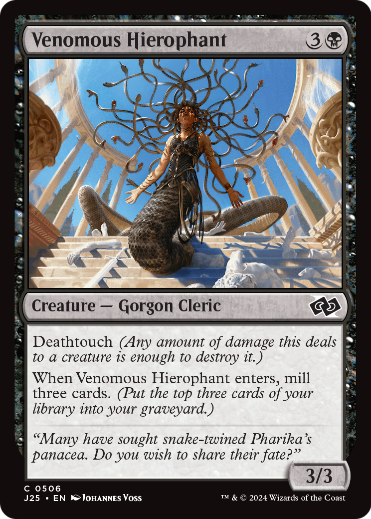 Venomous Hierophant (J25-506) - Foundations Jumpstart