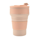Folding Collapsible Mug with Cover for Coffee and Travel