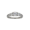 Cubic Zirconium CZ SS Bridal Sterling Silver