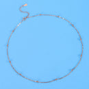 Round Beads Beanie Spacer Beads Choker Necklace