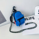 Mini Backpack with Lanyard for Men and Women