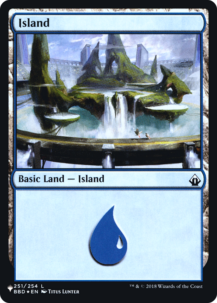 Island (LIST-BBD-251) - The List Foil