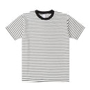 Striped Short Sleeve Men's Versatile Loose T-shirt