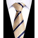 Usiness Striped Hand-stitched Polyester Tie