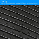 3Pcs Automotive Floor Mats Set Front Rear PVC Rubber Floor Mats Heavy Duty Drive Vehicle Car Mats with Trimmable Design Fit Most Cars SUVs Trucks