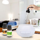 Drop-shaped Cool Mist Humidifier Ultrasonic Aroma Essential Oil Diffuser w/LED Light for Office Home Room Vehicle Study Yoga Spa