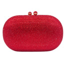 Hot-studded Evening Clutch With A Chain Strap For Banquets