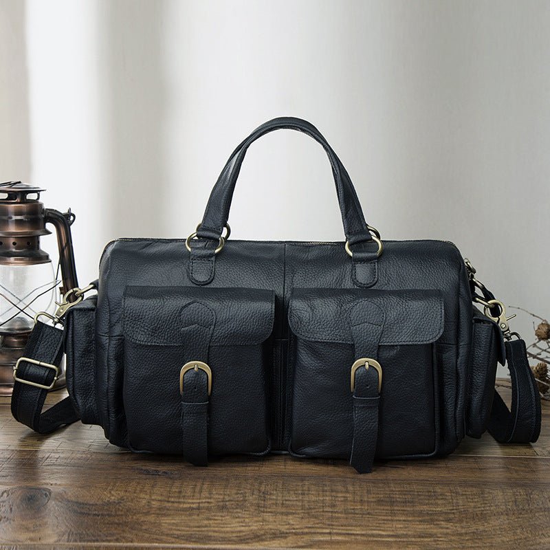 Retro Men's 14-inch Business Document Bag