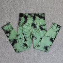 Women's Printed Tie-dye Seamless Skinny Yoga Pants