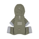 Pet Cotton-padded Coat Warm Four-legged Full-coverage With Hood