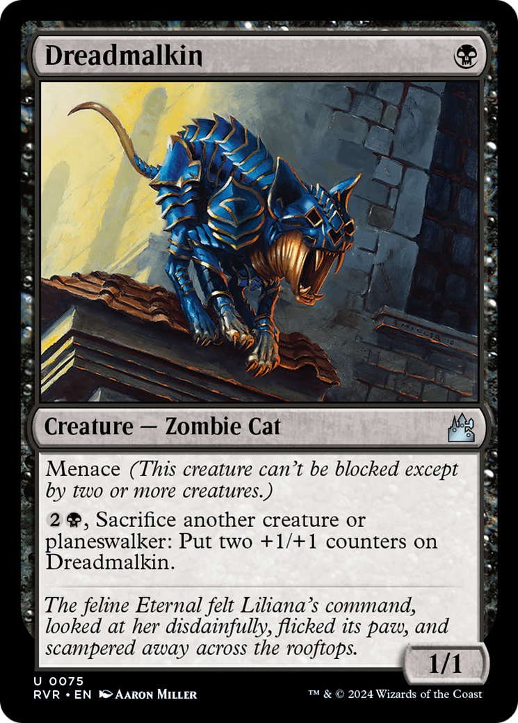 Dreadmalkin (RVR-075) - Ravnica Remastered Foil