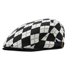 Retro Plaid Short Brim Advance British Casual Painter Hat