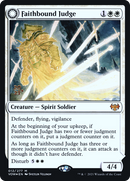 Faithbound Judge // Sinner's Judgment (PRE-012) - Innistrad: Crimson Vow Promos: (Double Faced Transform) Foil