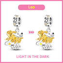 S925 Colorful Luminous Constellation Pendant