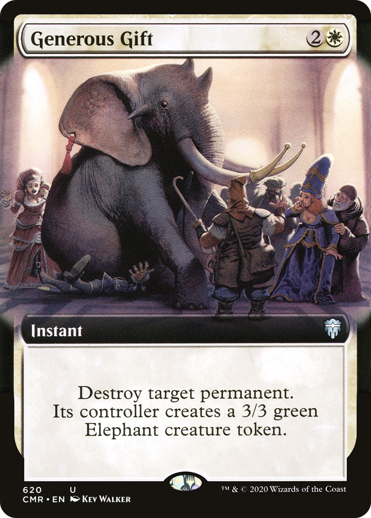 Generous Gift (CMR-620) - Commander Legends: (Extended Art) Foil