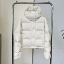 Womens Warm Hooded Down Jacket
