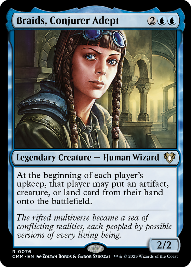 Braids, Conjurer Adept (CMM-076) - Commander Masters
