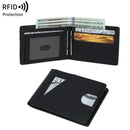 Ultra-thin Carbon-Fiber-Textured Mens Wallet