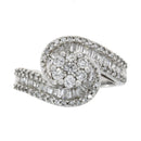 1.00ct Diamond Ring 14KT White Gold