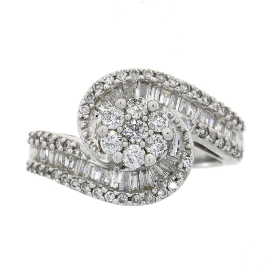1.00ct Diamond Ring 14KT White Gold