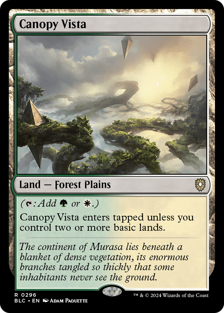 Canopy Vista (BLC-296) - Bloomburrow Commander