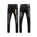 Straight Ripped Stretch Casual Men's Jeans
