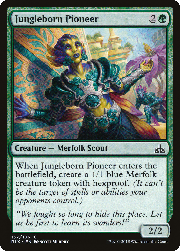 Jungleborn Pioneer (RIX-137) - Rivals of Ixalan Foil