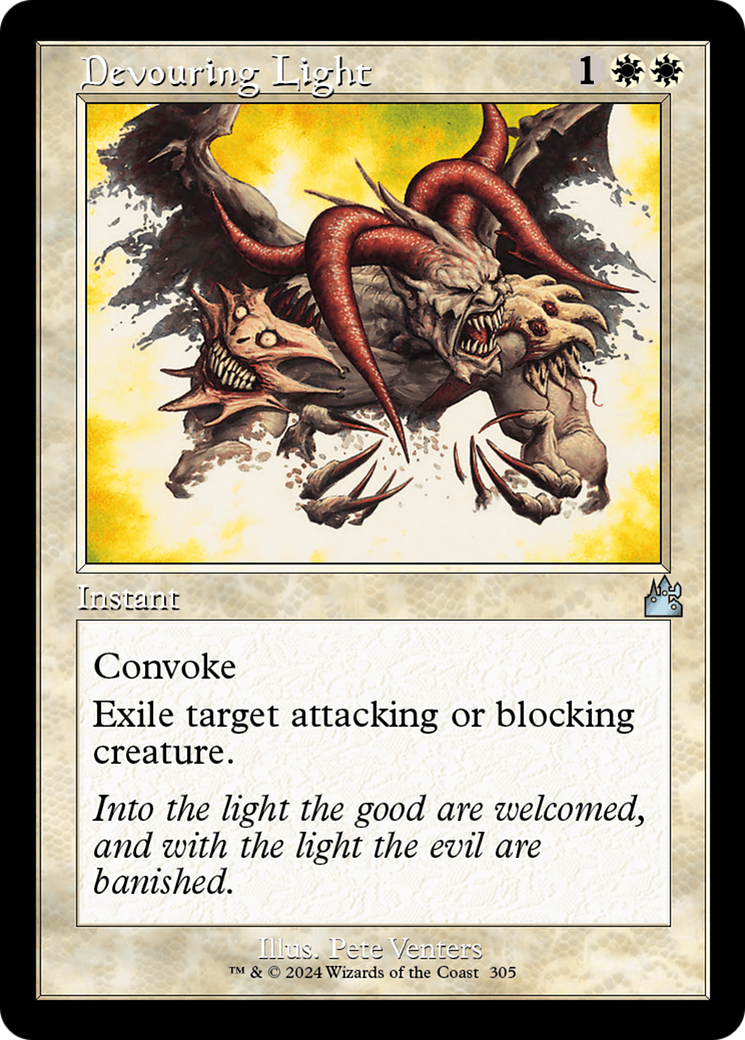 Devouring Light (RVR-305) - Ravnica Remastered Foil