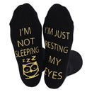 Creative Foot Letter Non-slip Knee-high Sports Socks