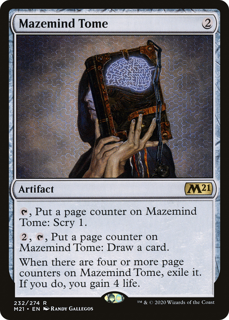 Mazemind Tome (M21-232) - Core Set 2021 Foil