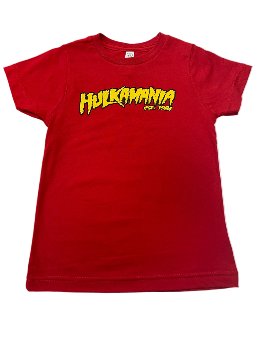 Red Hulkamania Youth T-Shirt