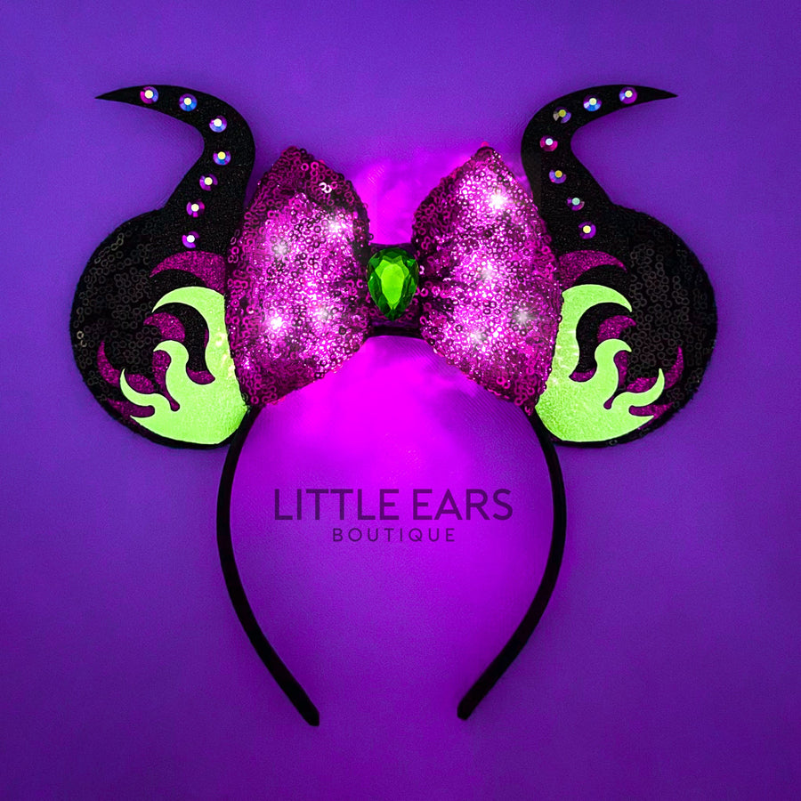 Light Up Mistress of All Evil Ears