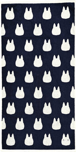 My Neighbor Totoro Big Bath Towel Blue and White