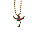 Cow Skull Charm - Tumbler Handle Charm