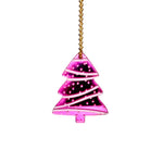 PINK BLING CHRISTMAS TREE Charm - Tumbler Handle Charm