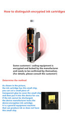42ml 2588/2588+ Eco Solvent Ink Cartridge Thermal Handheld Printer Ink Cartridge For Portable Expiry Date 12.7mm Inkjet Coder