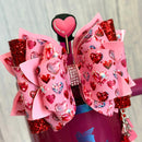 Gemstone Hearts Deluxe Tumbler Bow
