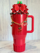 Cherry Love Deluxe Tumbler Charm Necklace
