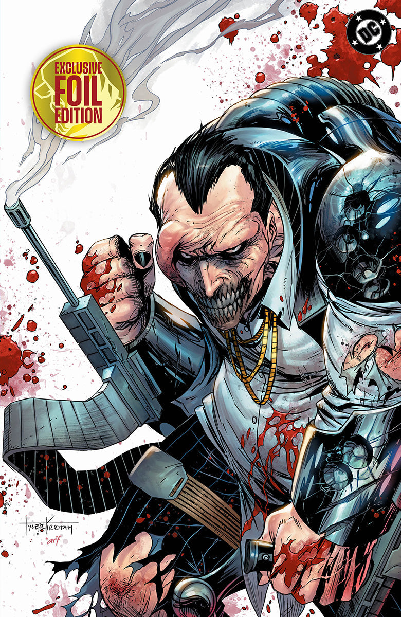 [FOIL] ABSOLUTE BATMAN #24 TYLER KIRKHAM BATTLE DAMAGED PENGUIN EXCLUSIVE VIRGIN VAR (09/23/2026)