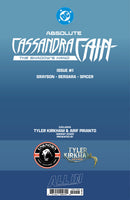[FOIL] ABSOLUTE CASSANDRA CAIN THE SHADOW'S HAND #1 (ONE SHOT) TYLER KIRKHAM BATTLE DAMAGED EXCLUSIVE VIRGIN VAR (09/09/2026) (09/16/2026)