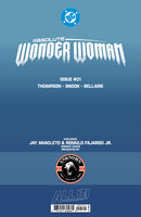 ABSOLUTE WONDER WOMAN #21 JAY ANACLETO EXCLUSIVE BW VIRGIN VAR (06/24/2026)