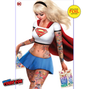 [Signed by Nathan Szerdy] [FOIL] ACTION COMICS PRESENTS DOOMSDAY SPECIAL #1 (ONE SHOT) NATHAN SZERDY (616) EXCLUSIVE TATTOO FOIL NYCC VIRGIN VAR [IN STOCK]