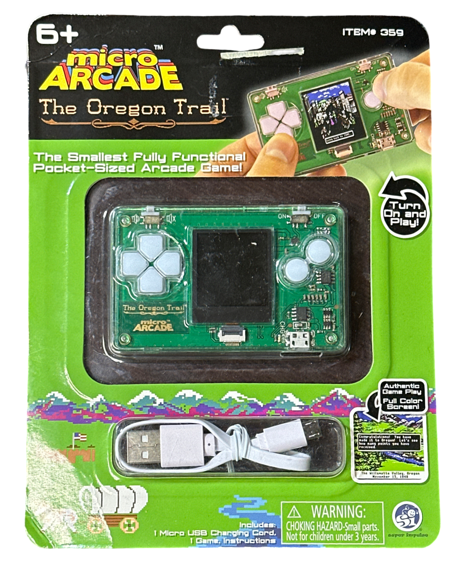 Micro Arcade the Oregon Tail the Smallest Fully Functional Pocket Sized Arcade Game