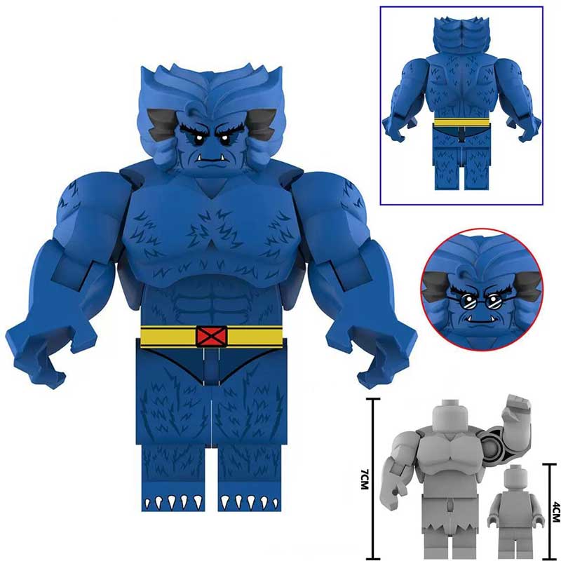 Beast From X-Men '97  Big Minifigure Best Building toys