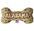 Pet & Dog Plush Bone Toys, "Alabama Mountains" (Set 2 of 2 Alabama State Toy Options, available in different pattern options!)