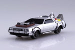 1/43 BACK TO THE FUTURE 1/43 Pullback DELOREAN from PART 3 & Rail road Model Kit