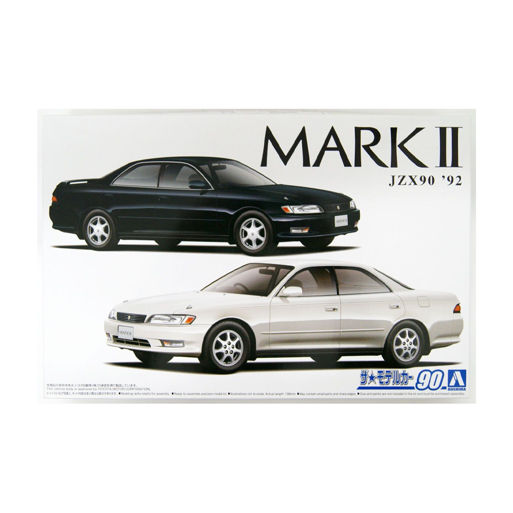 Aoshima: 1/24 Toyota JZX90 Mark II Grande/Tourer '92 Scale