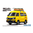Aoshima: 1/24 SUBARU TT1 SAMBAR HIGH-ROOF 4WD '80 Scale Model Kit #55