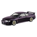 Aoshima: 1/32 Snap Kit Nissan R33 Skyline GT-R (Midnight Purple) Scale Model Kit #15-A